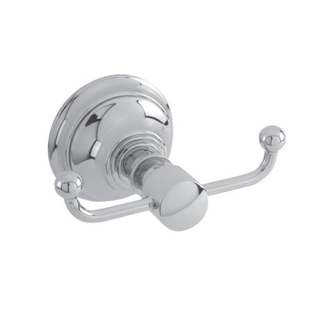 Newport Brass Double Robe Hook in Polished Chrome 30-13/26